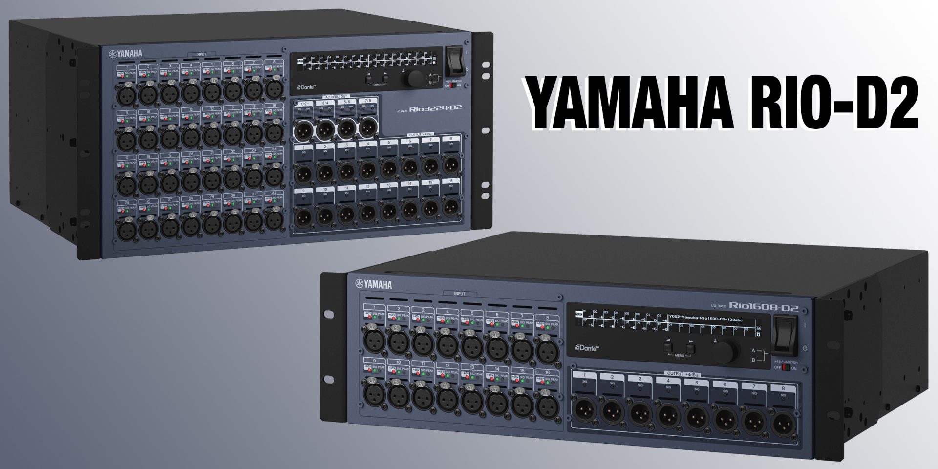Stage Box I/O Rack Yamaha – Serie RIO-D2